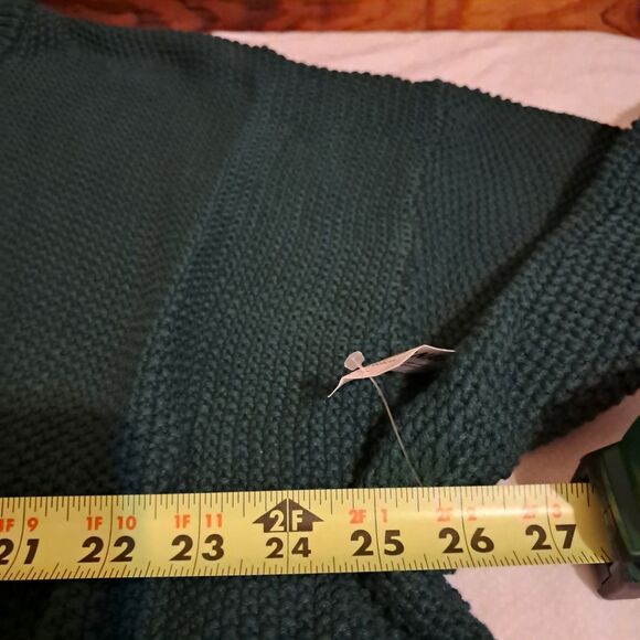 NWT Old Navy Sweater Women Size 4X Tunic Length Oversized Pullover Knit Green - Picture 5 of 8